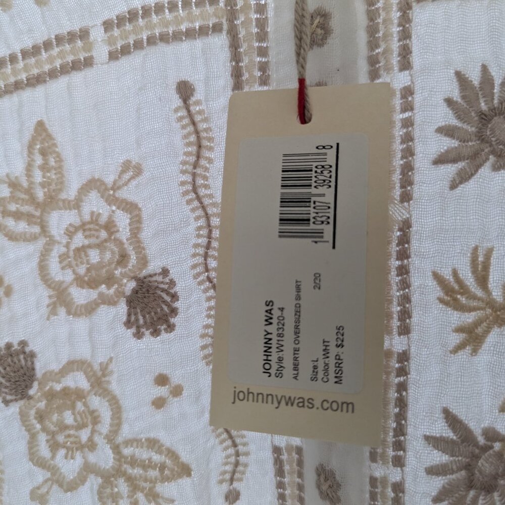 Johnny Was button down - Picture 2 of 3